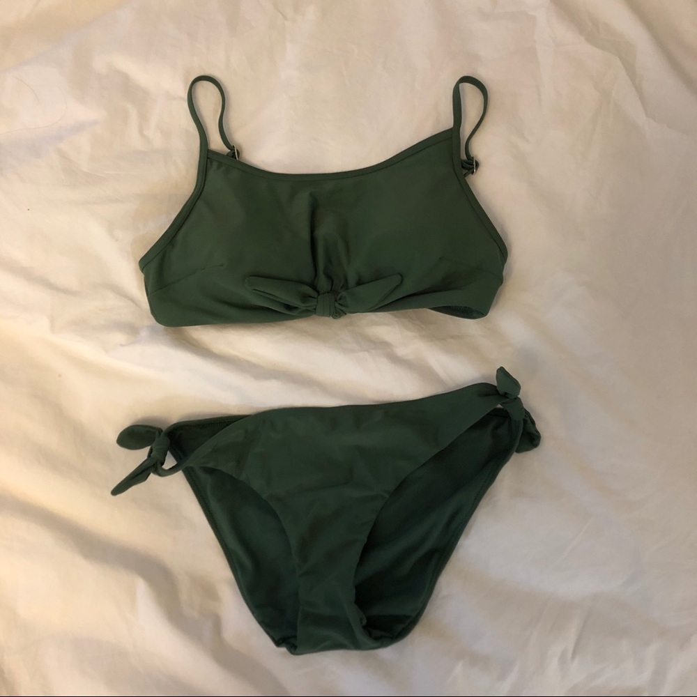 Hollister olive green bikini